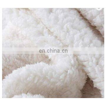 TEX-CEL OEM 100% Polyester Flannel Cozy Weighted Fleece Sherpa Blanket photo-6