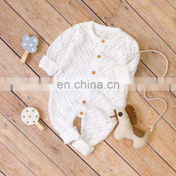 RTS Infant Toddler Newborn Knitted Sweater Romper Long Sleeve Outfit Baby Sweater Romper photo-6