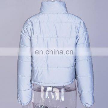 New Reflective Thickened Cotton Clothing Women's Winter New Street Tide Brand Women's Jacket photo-7