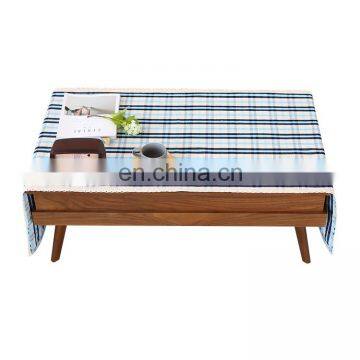 Mediterranean style blue and white checker dust-free cabinet cloth cover for laptop