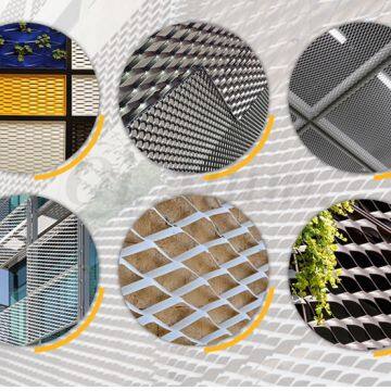 China Manufacturer SDF Coating Hexagonal Hole Perforated Metal Mesh photo-2