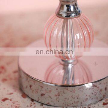 Korea New Indoor Light Custom Cheap Pink Modern Bedside Lamps for Hotel Home Decor photo-4