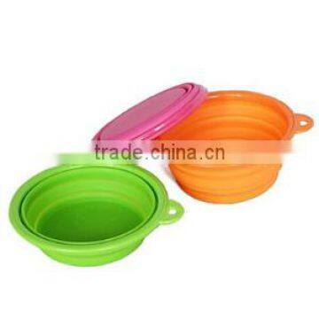 Food Storage Containers Collapsible Pet Bowl Silicone Bowl Foldable Bowl Dog Pet Bowl photo-4