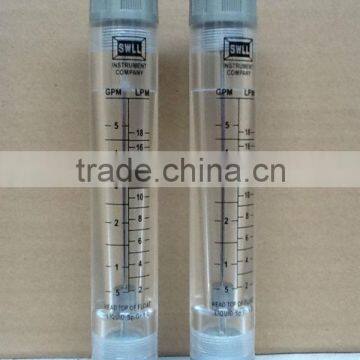 Acrylic Water Flowmeter pipe type flow meter