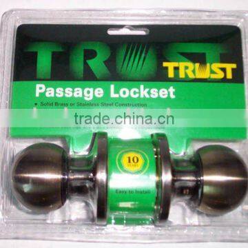 ANSI Grade 3 High Quality Tubular Round Knob Lock