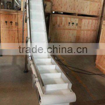 China high slope angle conveyor PP PVC belt conveyor, inclination conveyor factory