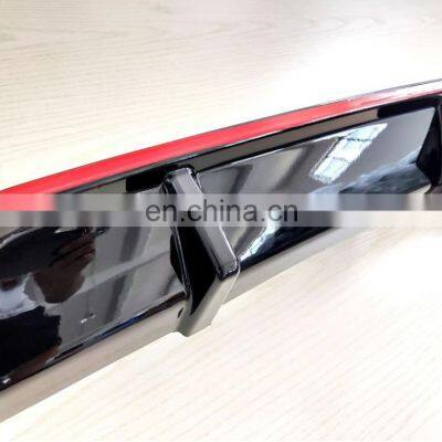 2021 New Other Exterior Accessories ABS Carbon Fiber Look Front Bumper Lip Spoiler Splitter Diffuser for Honda Jazz Fit 2018 photo-4