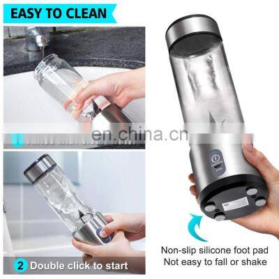 Metal 450ml 6 Blades Rechargeable Usb Juicer Cup photo-4