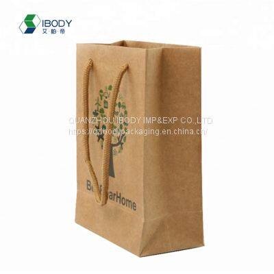 Manufacture Direct Cheap Customized Logo Stock Gift White Paper Carry Bags With Handles for Shopping photo-2