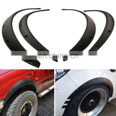 High Pefor Mance ABS Fender Flares Eyebrow , Car Wheel Eyebrow Fender Wheel Fender Flares Mudguards photo-2