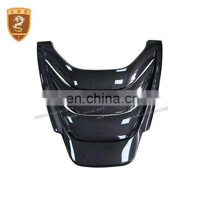 Exterior Accessories Car Dry Carbon Fiber Rear Trunk Cover Rear Engine Cover Panel For Mclaren 720SS