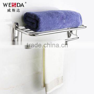 Wesda High Quality Stainless Steel Bathroom Bath Towel Shelf A002 photo-2