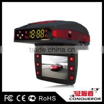 2 din car dvd gps car dvr system GPS 1380H From Conqueror