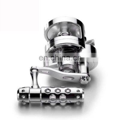 Amazon High Quality Drum Fishing Vessel Plate Double Brake Trolling Boat Fishing Wheel Full Metal Jigging Fishing Reel photo-4