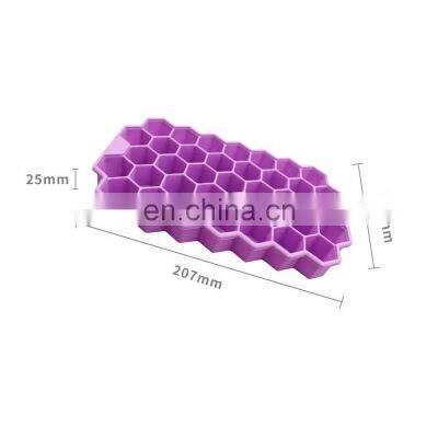 Silicone Ice Cube Tray with Lids BPA Free, Easy Release Square Ice Trays for Freezer , Food Grade silicone treats gadgets