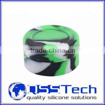 High quality 7ml customized small pet plastic spice jar/ oil dab wax container/ silicone wax and oil container