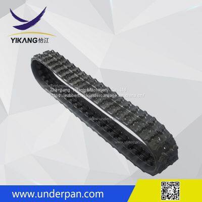 High quality small rubber track for construction machinery crawler chassis parts mni excavator crane