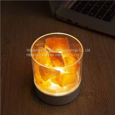 USB Salt Lamp Himalayan Diffuser 7 Kinds of Color-Changing Night Lights Rock Essential Oil Purifying Air Release