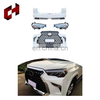 CH Cheap Manufacturer Facelift Engine Hood Trunk Wing Headlight Auto Body Kits For Toyota 4 Runner 2010-2020 To Lexus Lx