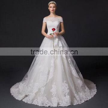 C71548A Wedding Dresses the Bride Wedding Fashion Strapless Lace With Neat, Simple Wedding Dress photo-3
