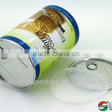 empty paper easy open tubes for baby milk powder