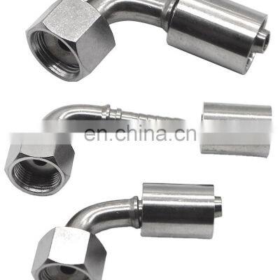 00210-06 hydraulic rubber hose fittings and crimping ferrules