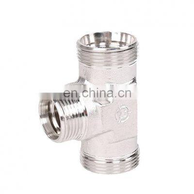 Carbon steel pipe fitting tee female threaded end plumbing press pipe fittings