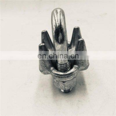 OEM Manufacturer Custom Service Alloy Steel Forged With Heat Treatment Wire Rope Clip Malleable Clamp photo-2
