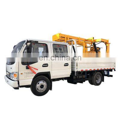 200m geological core drill rig SPT hammer test machine truck mounted water well drilling rig machine