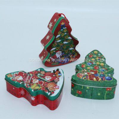 Christmas Tree Tin Box Chocolate Candy Gift Packaging Tin Box photo-4