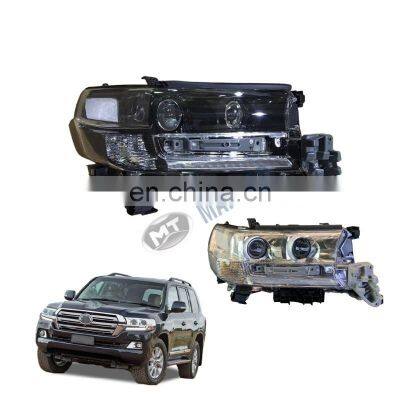 Newest Black Head Lamp Headlight for FJ200 LC200 UZJ200 Land Cruiser 2016