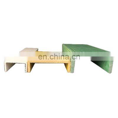 High strength fiberglass C channel profile/frp channel for stairs ladder/fiberglass structural shapes