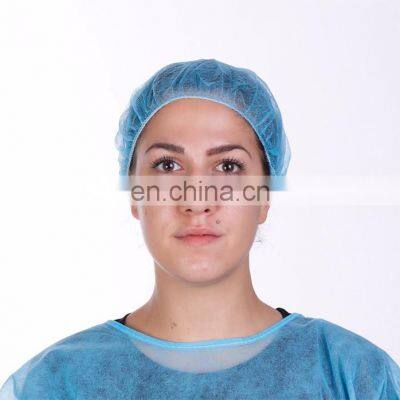 Anti Dust Hat Head Cover Mob Bouffant Cap Non Woven Disposable Hair Nets