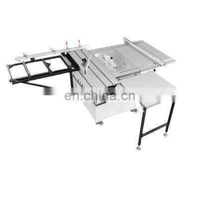 Professional Woodworking Precision Dust Free Sliding Table Saw With Double Saw Blade