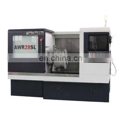 High Precision AWR28SL Slant Bed Diamond Cutting Automatic Alloy Wheel CNC Lathe Machine