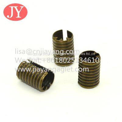 Metal Crimp Ends With Die Mold Fastener Metal Cord Clips String Leather Rope Fold Over Clip for Bracelet Components photo-3