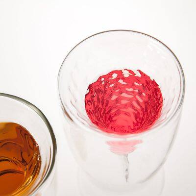 Домашняя двойная кружка из высокоборосиликатного стекла