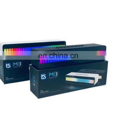 RGB Light Audio Portable Subwoofer Powerful Sound Bar Wireless Speaker