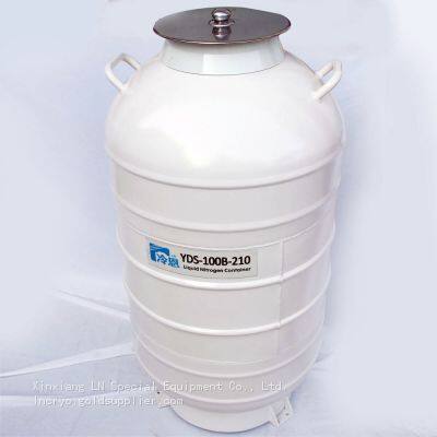 Large Caliber Vacuum Thermos Cryogenic Tank Yds-100b Liquid Nitrogen Container 100L