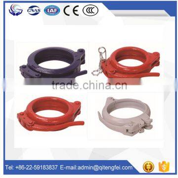 Made in China concrete delivery pipe connector pipe clamp coupling