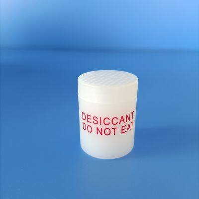 Pharmaceutical Grade Canister Cylinder Silica Gel Desiccant 3g Moisture-proof into Plastic Capsule
