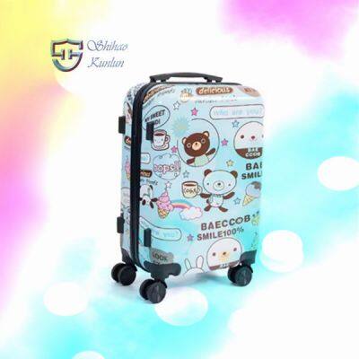Wholesale Customized ABS PC Hard Shell 20/24/28 Inch Printed Luggage Luxury Design Travel Bags Suitcase Set 3PCS