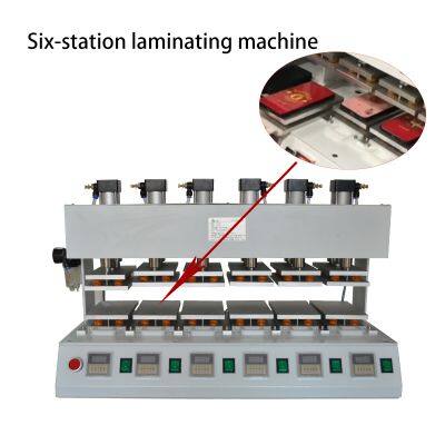 Six-station Holding Press Machine Cell Phone Case Holding Equipment Cell Phone Holder Cold Pressing Holding Equipment After Dispensing