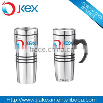 customized printed double wall stainless steel thermal mug