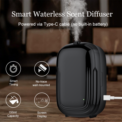 GCC Hot Selling Compact Diffuser Wall Mount 150ml Essential Oil Aroma Nebulising Scent Solution Machine photo-2