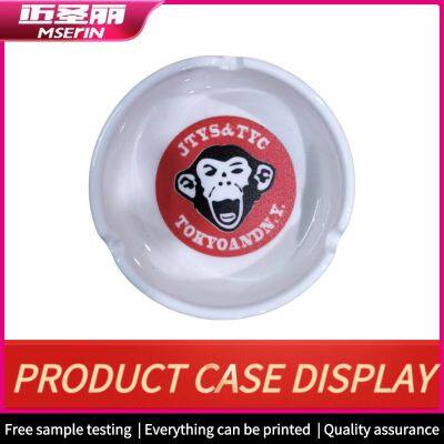 Custom Printing on Crystal Glass Ashtrays