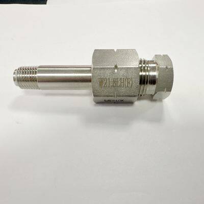 316L Stainless Steel Cylinder Fitting for Oxygen Nitrogen Gas Cylinders