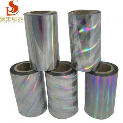 Термическая голографическая прозрачная ламинирующая пленка для ламинирования картона для изготовления коробок