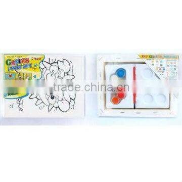 280g 100% Cotton Canvas 15*15*0.1cm Frame W/paint Set
