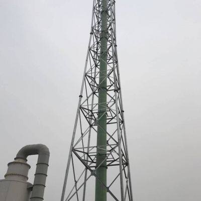 Design and Installation of Chimney Fixed Brackets, Chimney Towers, Oilfield Steel Chimney Towers. Manufacturer, Customizable